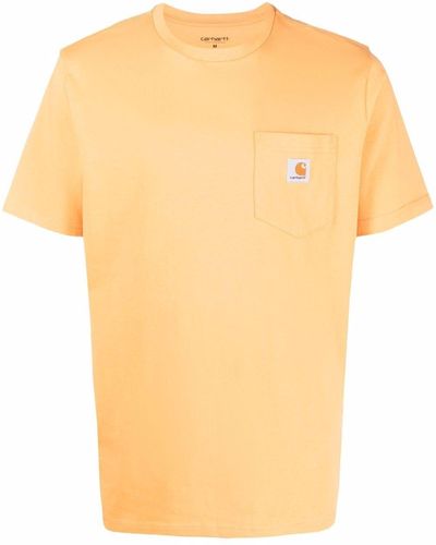 Carhartt Pocket Organic-cotton T-shirt - Orange