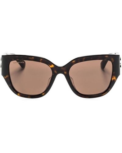 Balenciaga Square-frame Sunglasses - Natural