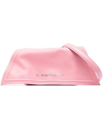 Y. Project Mini sac porté épaule à rabat oversize - Rose