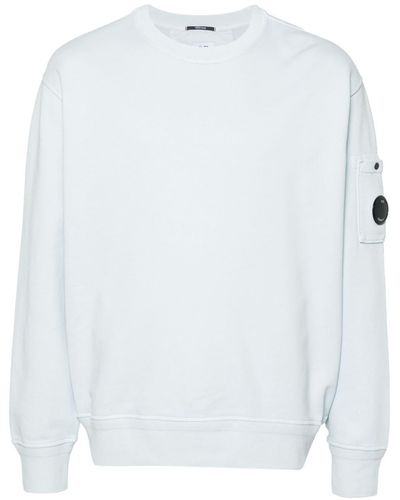 C.P. Company Sweatshirt mit tiefen Schultern - Weiß