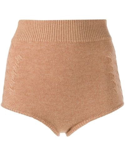 Cashmere In Love Ribbed Mimie Shorts - Multicolor