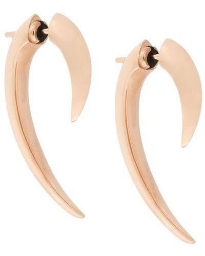 Shaun Leane 18kt Rose Gold Hook Earrings - White