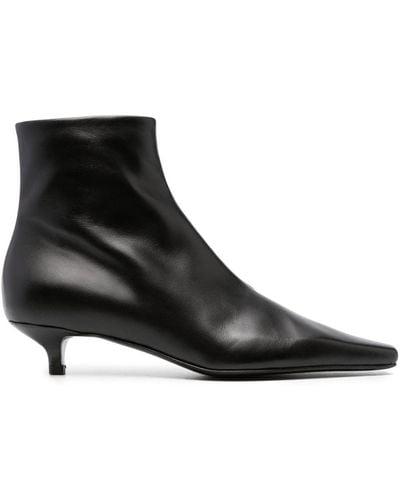 Totême The Slim 35mm Ankle Boots - Black