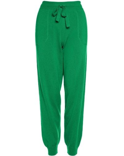 Eres Star Knitted Track Pants - Green