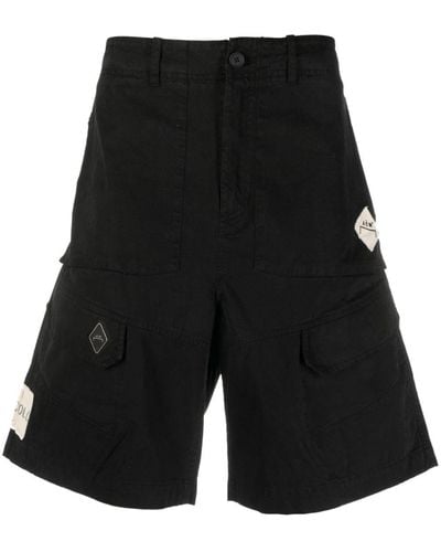 A_COLD_WALL* Ando Cotton Cargo Shorts - Black