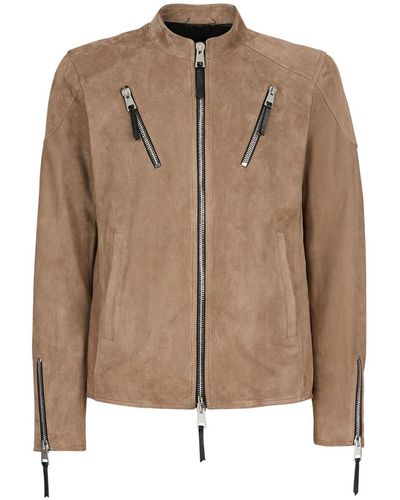 Giuseppe Zanotti Kian Suede Jacket - Brown