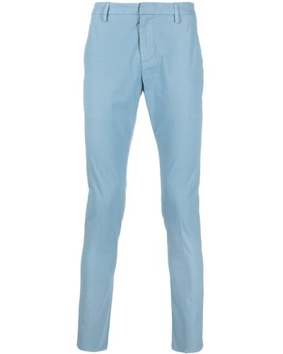 Dondup Katoenen Pantalon - Blauw