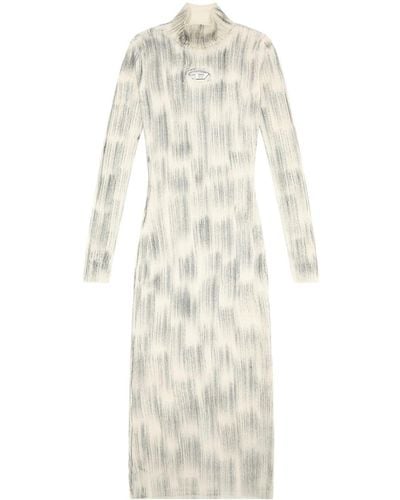 DIESEL M-zary-c Ribbed-knit Dress - White