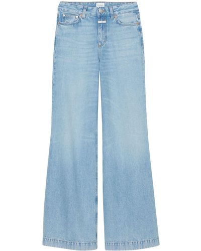 Closed Wide-leg Organic-cotton Jeans - Blue