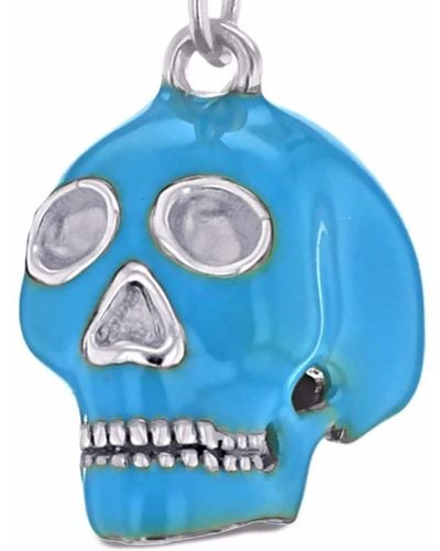 True Rocks Skull Pendant Necklace - Blue