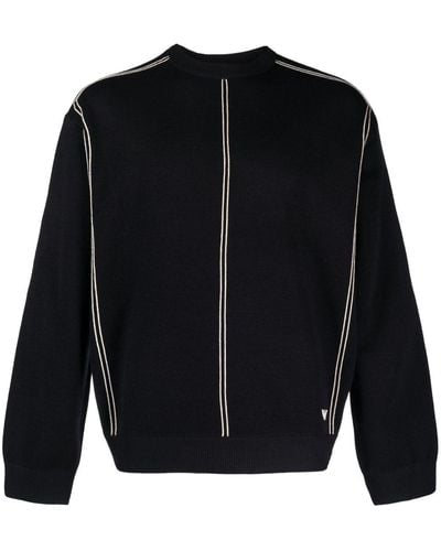 Emporio Armani ロゴ セーター - ブラック