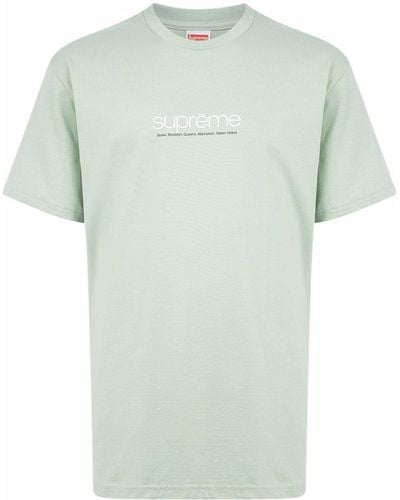 Supreme T-shirt Met Print - Blauw