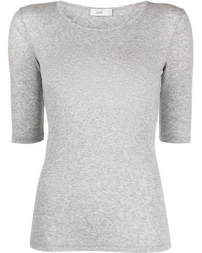 Closed Round-neck Slim T-shirt - Grey