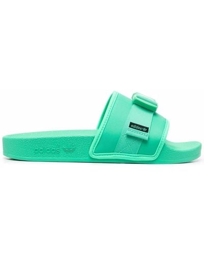 adidas Adilette Zip-pouch Slides - Green