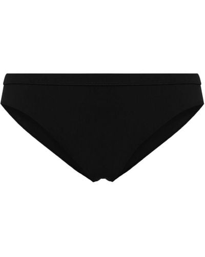 Jil Sander Bragas de bikini con cinturilla elástica - Negro