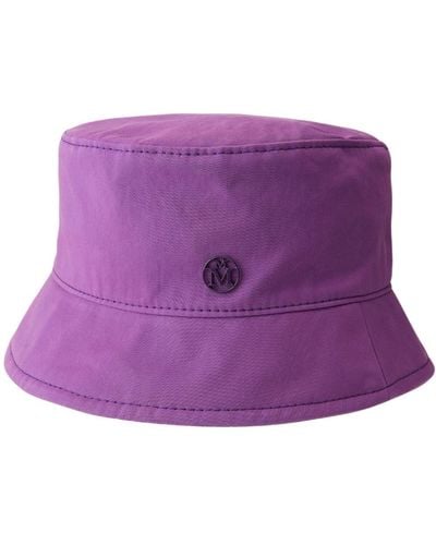 Maison Michel Axel Bucket Hat - Purple