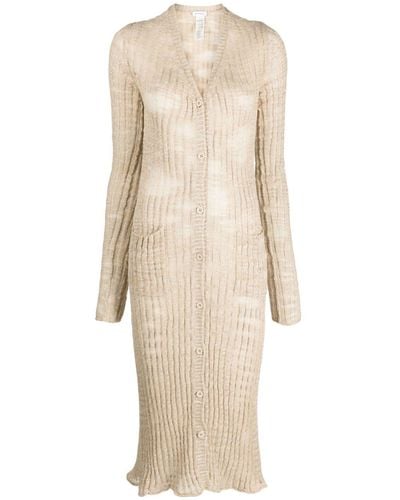 Acne Studios Button-up Knitted Cardigan - Natural