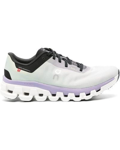 On Shoes Cloudflow 4 Sneakers Met Kleurverloop - Wit