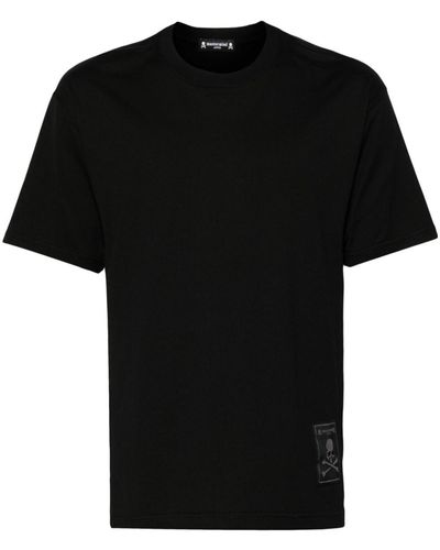 Mastermind Japan Circle Skull-print Cotton T-shirt - Black