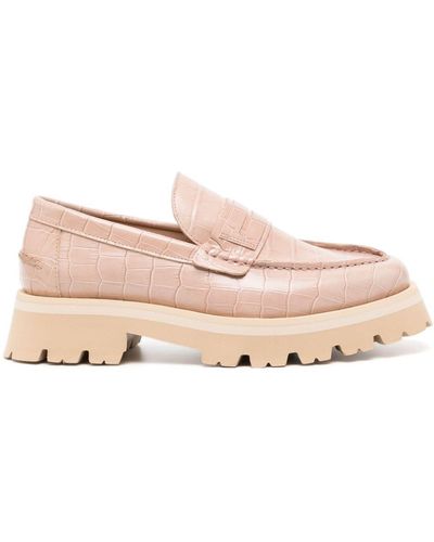 Paul Smith Felicity 40mm Leather Loafers - Pink