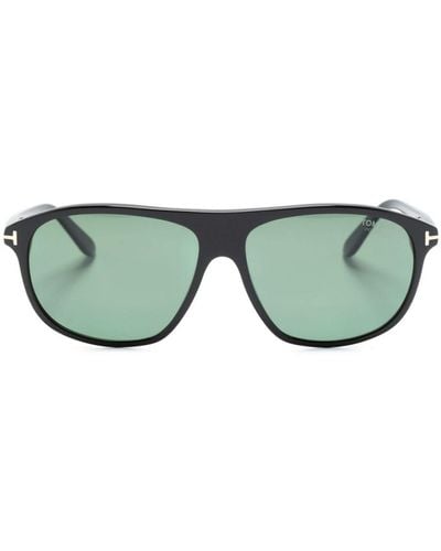 Tom Ford Prescott Pilotenbrille - Grün