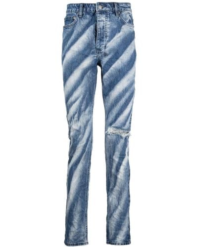 Ksubi Chitch Kaos Jeans mit Bleach-Effekt - Blau
