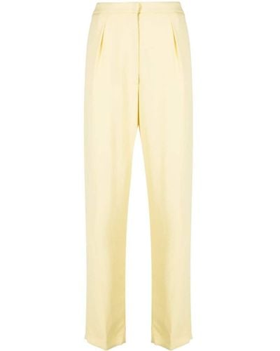 Forte Forte Straight-leg Tailored Pants - Yellow