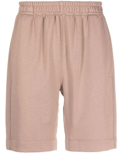 Styland X Notrainproof Cotton Bermuda Track Shorts - Natural