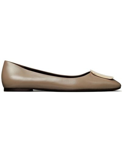 Tory Burch Georgia Ballerina Shoes - Brown