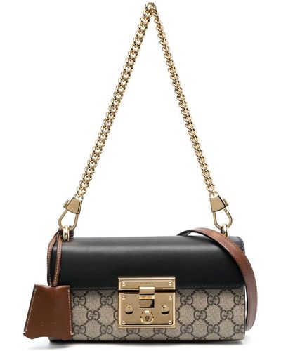 Gucci Kleine Schoudertas Met Hangslot - Blauw