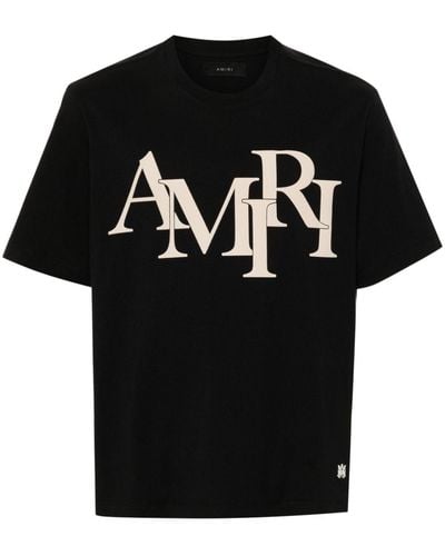 Amiri ロゴ Tシャツ - ブラック