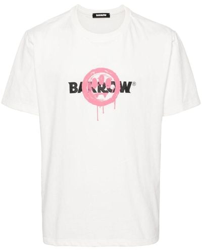 Barrow Camiseta con logo estampado - Blanco