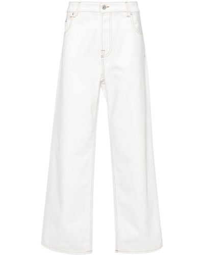 Jacquemus Jeans taglio comodo Le de Nîmes Large - Bianco