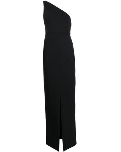 Solace London Nadina ワンショルダー ドレス - ブラック