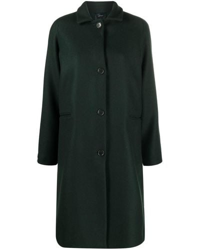 Aspesi Manteau à simple boutonnage - Vert