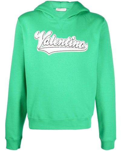 Valentino Sweatshirt With Logo - Green