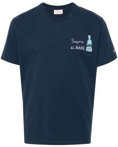Mc2 Saint Barth Gin Mare Cotton T-shirt - ブルー