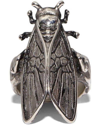 DSquared² Ring mit Käfer - Grau