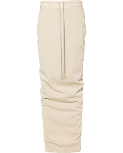 Rick Owens DRKSHDW Pillar Cotton Skirt - Natural