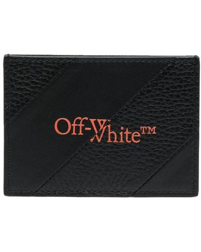 Off-White c/o Virgil Abloh Porta Carte Diag Intarsia - Nero