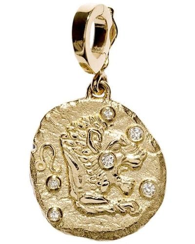 Azlee Moneda Of The Stars Leo en oro amarillo de 18 ct - Metálico