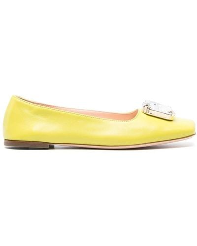 Agl Attilio Giusti Leombruni Rina Ballerina Shoes - Yellow