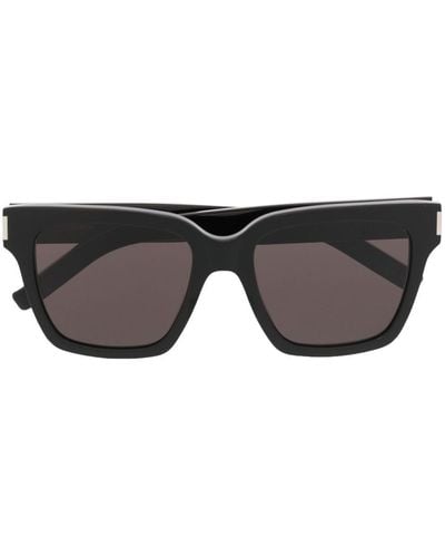 Saint Laurent Square Tinted Sunglasses - Black