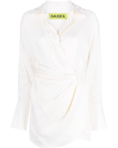 GAUGE81 Puno Mini Shirt Dress - White