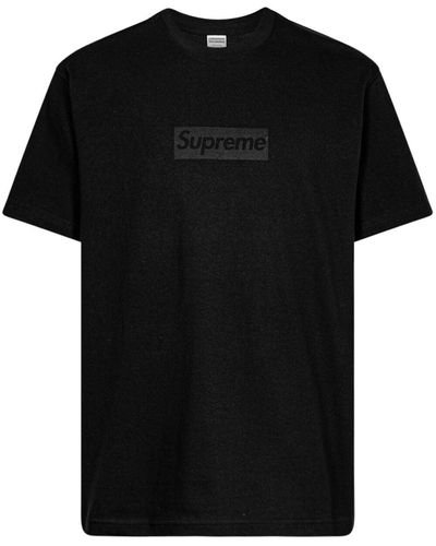 Supreme ロゴ Tシャツ - ブラック