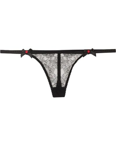 Agent Provocateur Lorna Lace Thong in White