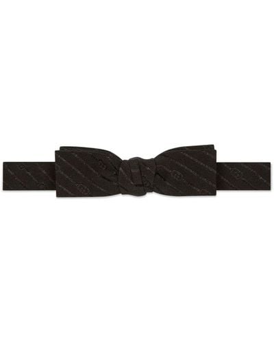 Gucci Silk Bow Tie - Black