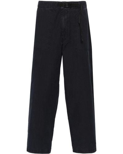 Barbour Pantalones ajustados Grindle de talle medio - Azul