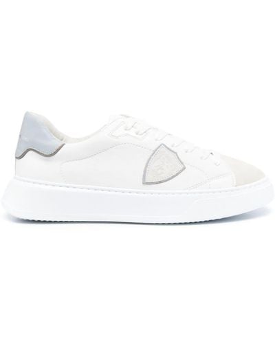 Philippe Model Temple Leather Trainers - White