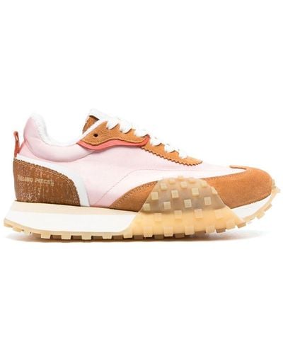 Filling Pieces Crease Runner Trainers - Pink